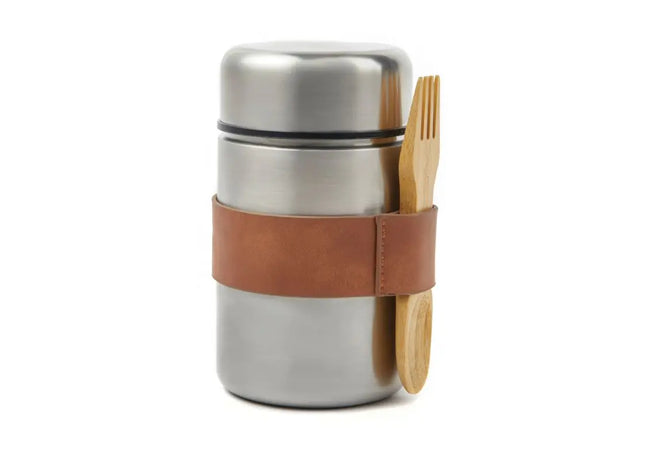 VINGA Miles Thermo Lunchbox in Silver - Insulated, Durable, Sleek Hot & Cold Food Keeper TK Gruppe® Grosshandel 