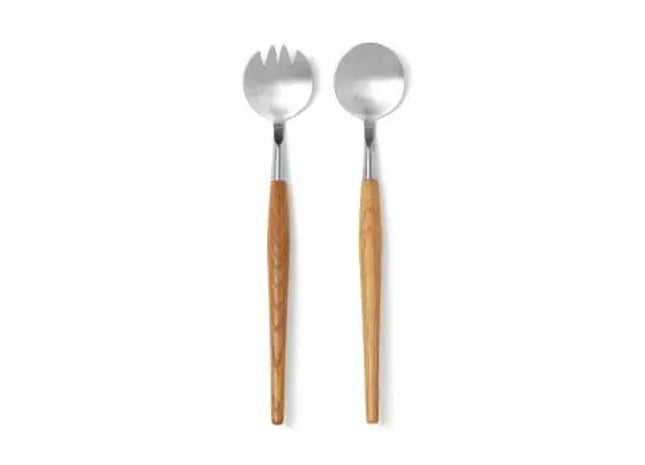 VINGA Retro Servierbesteck in Braun: Vintage Charme & Funktionalität TK Gruppe® Grosshandel 