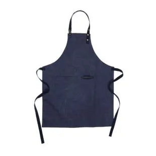 VINGA Tome Schürze aus Recyceltem Canvas in Navy Blau – Nachhaltig und Chic TK Gruppe® Grosshandel 