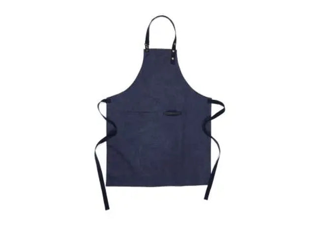 VINGA Tome Schürze aus Recyceltem Canvas in Navy Blau – Nachhaltig und Chic TK Gruppe® Grosshandel 