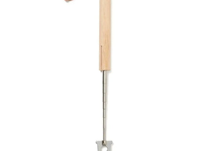 VINGA Vici Teleskop-Grillstab in Braun – Verstellbares BBQ-Werkzeug für Perfektes Grillen TK Gruppe® Grosshandel 