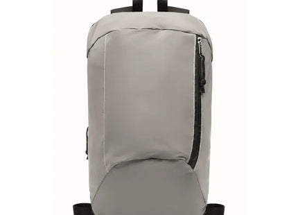 VISIBACK Reflektierender Rucksack 600D in Mattsilber – Sicher und Trendig TK Gruppe® Grosshandel 
