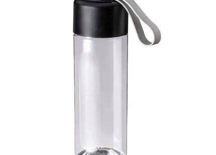 VITROLLES Trinkflasche in Transparent-Schwarz - Modern & Funktional, 500ml TK Gruppe® Grosshandel 