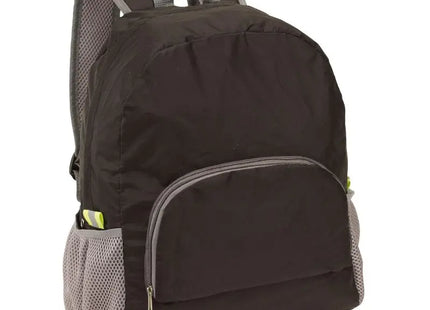 VOLUNTEER Faltbarer Rucksack in Schwarz – Flexibel und Platzsparend TK Gruppe® Grosshandel 