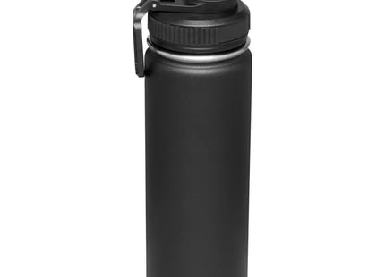 Vakuum-Isolierflasche ARMY STYLE – Schwarze Thermoflasche für den robusten Einsatz TK Gruppe® Grosshandel 