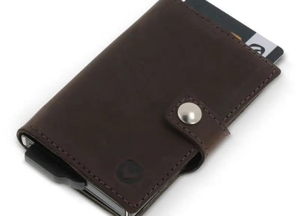 Valenta Plus Portemonnaie und Kartenetui - Edles Braun TK Gruppe® Grosshandel 