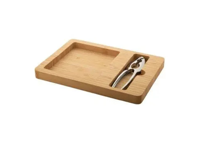 Valnott Nussknackerset in Natur - Ökologisches Knackwerkzeug-Set aus Holz TK Gruppe® Grosshandel 