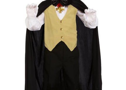 Vampir-Kostüm für Kinder, klassisch, Größe S (4–6 Jahre) TK Gruppe® Grosshandel 