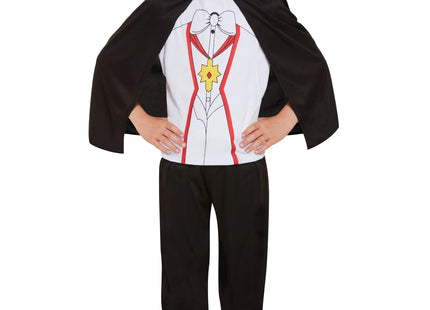 Vampirkostüm für Kinder, mittelgroß (7–9 Jahre) – perfekt für Halloween TK Gruppe® Grosshandel 