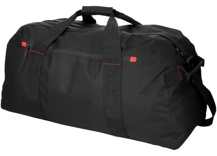Vancouver 75L Reisetasche, Schwarz-Rot, Perfekt für Großpacker und Abenteurer TK Gruppe® Grosshandel 