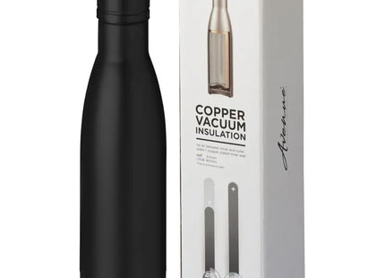Vasa 500 ml Kupfer-Vakuum Isolierflasche – Robuste schwarze Trinkflasche TK Gruppe® Grosshandel 