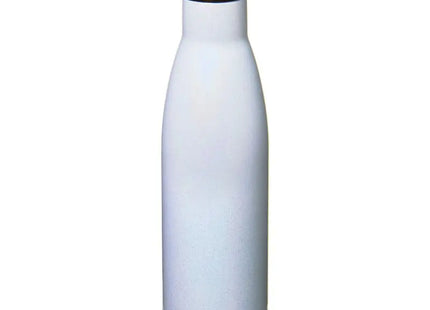 Vasa Aurora Kupfer-Vakuum Isolierflasche 500 ml - Weiß - Doppelwandige Edelstahl Thermoflasche TK Gruppe® Grosshandel 