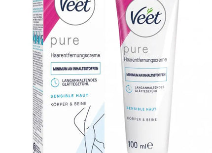 Veet Schnellwirkende Haarentfernungscreme, 100 ml - Sanfte & Effektive Enthaarung TK Gruppe® Grosshandel 