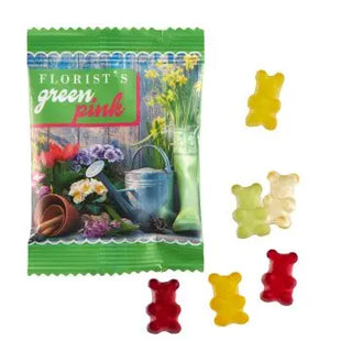 Vegane Premium-Bärchen, traditionell verpackt, mit individuellem Druck TK Gruppe® Grosshandel 