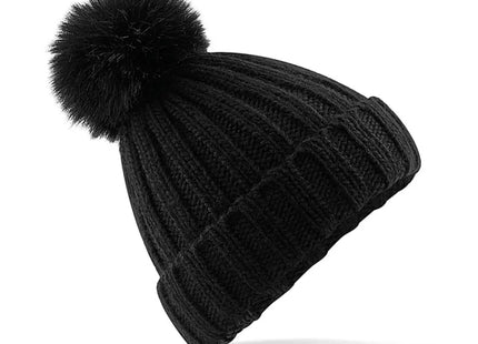 Verbier Fur Pop Pom Chunky Beanie TK Gruppe® Grosshandel 