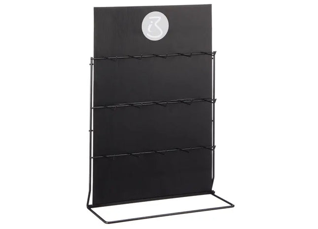 Verkaufsdisplay, Tresenhalterung, schwarz, 15 Haken TK Gruppe® Grosshandel 
