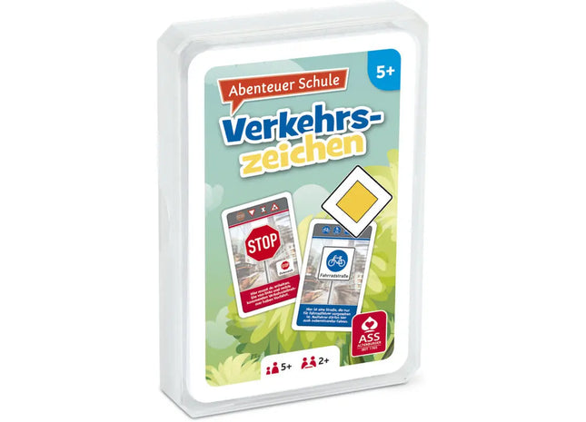 Verkehrszeichen Lernset im Kunststoffetui - Sicher im Straßenverkehr durch spielerisches Lernen TK Gruppe® Grosshandel 