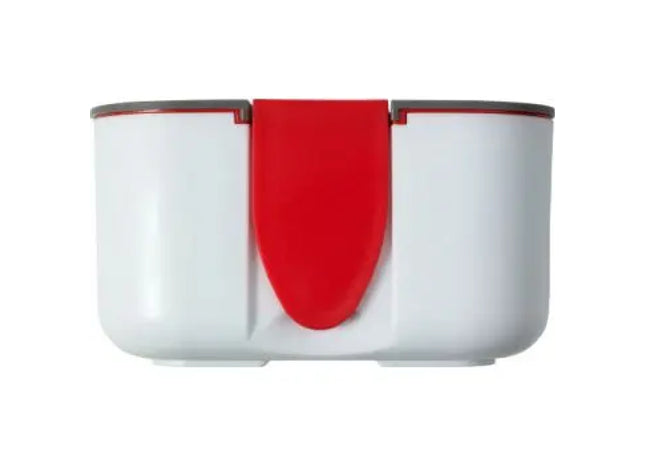 Veronica Silikon-Kunststoff-Brotdose (850 ml) - Rot, Praktische und Robuste Aufbewahrungslösung TK Gruppe® Grosshandel 