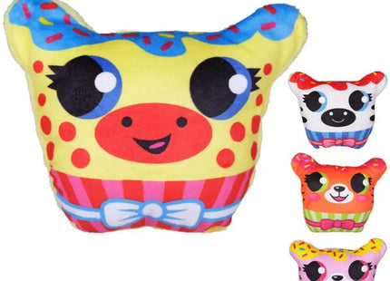 Verschiedene Plüschtiere im Cupcake-Design, jeweils 13 cm groß TK Gruppe® Grosshandel 