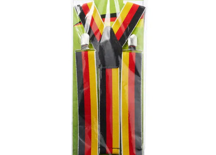 Verstellbare Hosenträger im Deutschland-Design, Nationalfarben, Bequem, Unisex TK Gruppe® Grosshandel 
