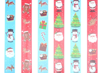 Verstellbare Weihnachtsarmbänder 22x3 cm, 6er Set in verschiedenen Designs TK Gruppe® Grosshandel 