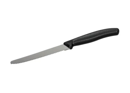 Vesper Brotzeitmesser, Edelstahlklinge, Schwarz-Silber TK Gruppe® Grosshandel 