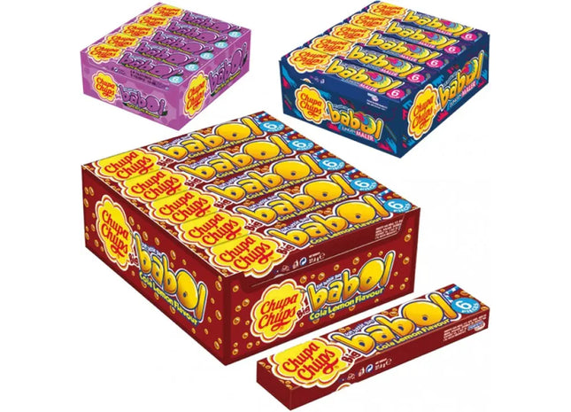 Vielfältige Auswahl an Chupa Chups Kaugummi Big Babol - Sortiment an Bubble Gums TK Gruppe® Grosshandel 