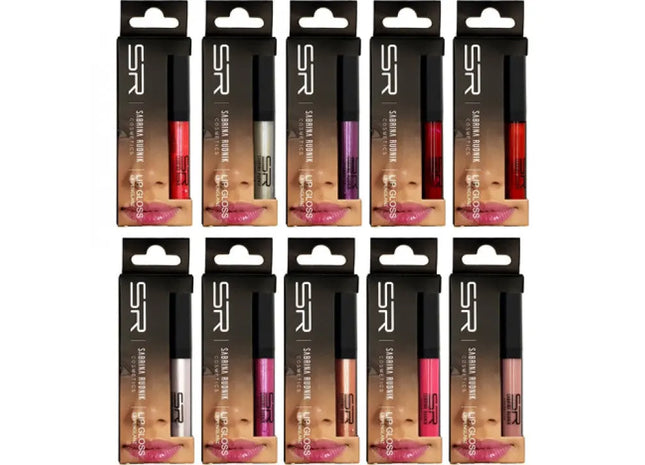 Vielfältiges Lipgloss-Set, 10 Farben, je ca. 3g TK Gruppe® Grosshandel 