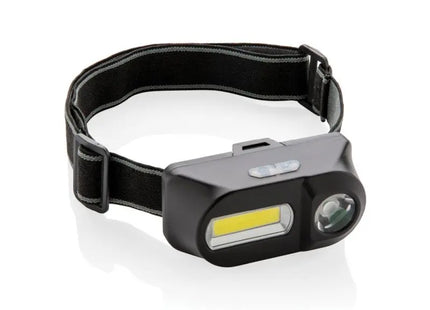 Vielseitige COB & LED Stirnlampe in Schwarz - Leistungsstark & Robust TK Gruppe® Grosshandel 