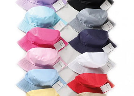 Vielseitige Unisex-Sonnenhüte in Größe 59, Einfarbige Mützen, 12er Pack Sortiert TK Gruppe® Grosshandel 