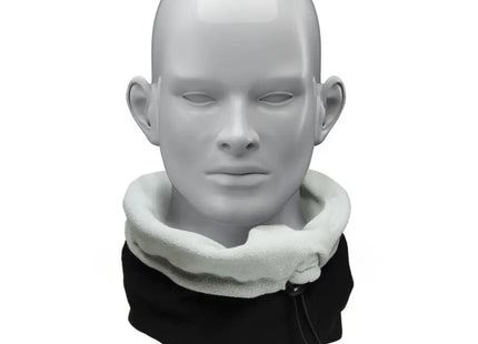 Vielseitiger Multischal aus Fleece in Grau-Schwarz - Warm & Stilvoll TK Gruppe® Grosshandel 