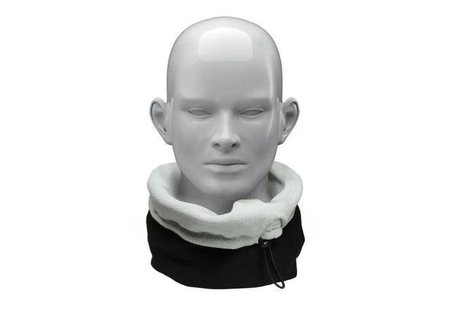Vielseitiger Multischal aus Fleece in Grau-Schwarz - Warm & Stilvoll TK Gruppe® Grosshandel 