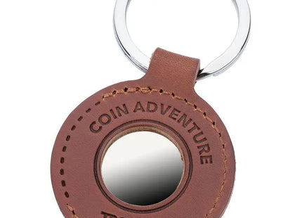 Vielseitiger Troika COIN ADVENTURE Schlüsselanhänger - Braun TK Gruppe® Grosshandel 