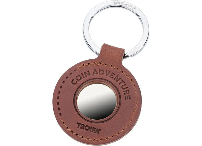 Vielseitiger Troika COIN ADVENTURE Schlüsselanhänger - Braun TK Gruppe® Grosshandel 