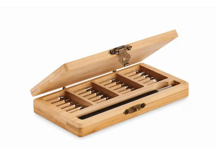 Vielseitiges 24-teiliges Werkzeugset BAMTOOL - Holz: Praktisch, Robust, Kompakt für Heim und Werkstatt TK Gruppe® Grosshandel 