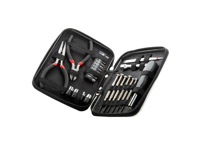 Vielseitiges Aldrin Werkzeugset – hochwertig, schwarz, robust und ergonomisch TK Gruppe® Grosshandel 