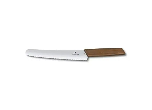 Vielseitiges Brot- und Konditormesser, 22 cm - Robust & Elegant, Braun TK Gruppe® Grosshandel 