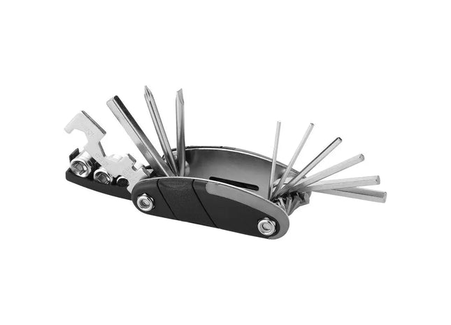 Vielseitiges Fix-it Multifunktionswerkzeug – 16 Funktionen, schwarz, robust und kompakt TK Gruppe® Grosshandel 