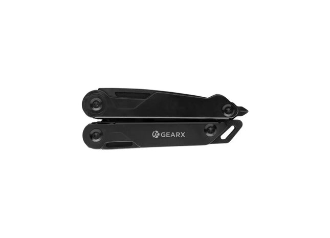 Vielseitiges Gear X Multitool mit Zange - Schwarz: Praktisch, Robust, Kompakt für Alltag und Outdoor TK Gruppe® Grosshandel 