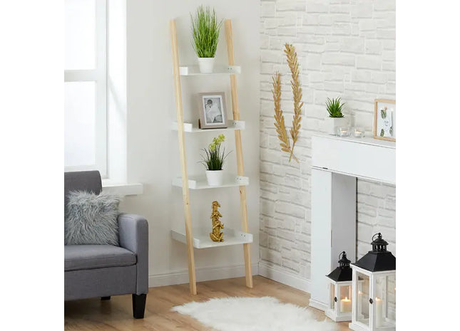 Vielseitiges Leiterregal, ca. 170 cm hoch - Ideal für Aufbewahrung & Dekoration TK Gruppe® Grosshandel 