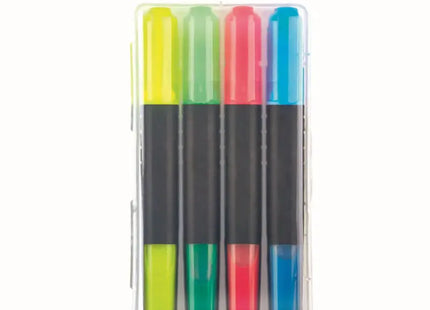 Vielseitiges Liqeo Highlighter Pen 4er Set - Farbenreiches Markierungsset TK Gruppe® Grosshandel 