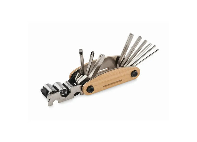 Vielseitiges Multifunktionswerkzeug MANO - Holz: Praktisch, Robust, Kompakt für Alltag und Outdoor TK Gruppe® Grosshandel 