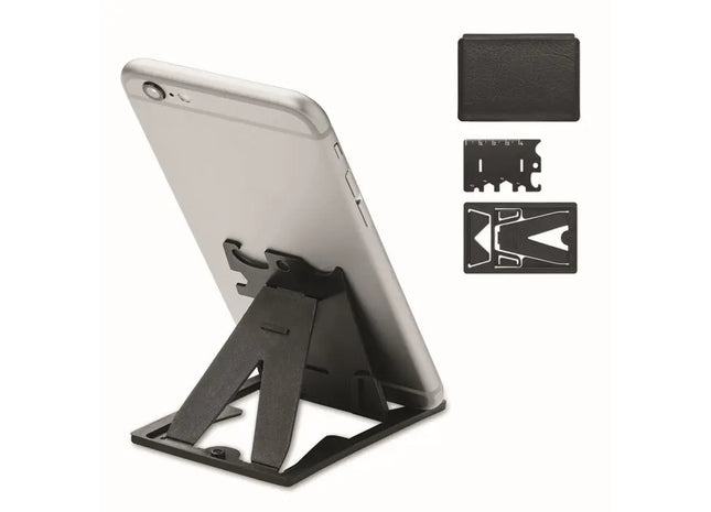 Vielseitiges Multifunktionswerkzeug TACKLE - Schwarz: Praktisch, Robust, Kompakt für Alltag und Outdoor TK Gruppe® Grosshandel 