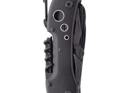 Vielseitiges Multitool Galloway - Schwarz: 15 Funktionen in einem kompakten Taschenmesser TK Gruppe® Grosshandel 