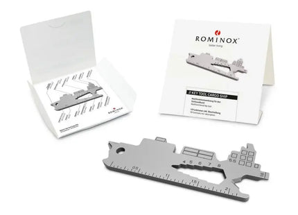 Vielseitiges ROMINOX Key Tool Cargo Ship - 19 Funktionen in einem kompakten Werkzeug TK Gruppe® Grosshandel 