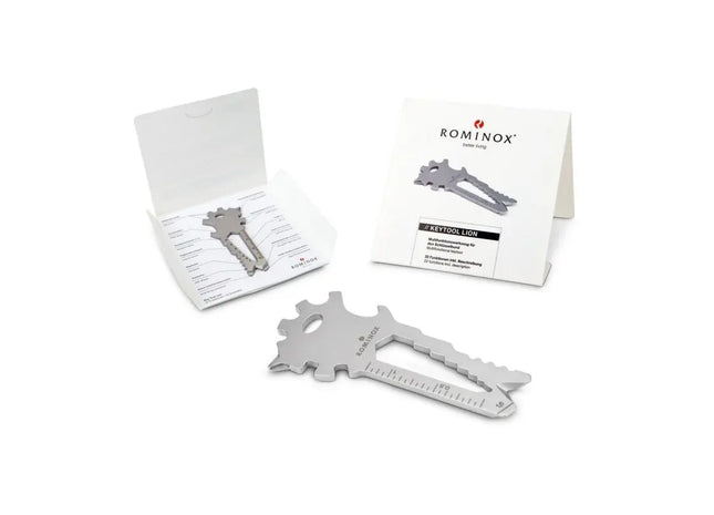 Vielseitiges ROMINOX Key Tool Lion - kompaktes Multifunktionswerkzeug mit 22 Funktionen TK Gruppe® Grosshandel 