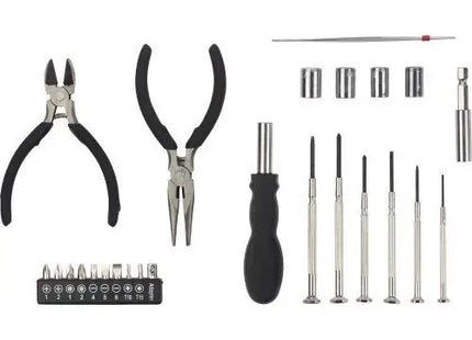 Vielseitiges Werkzeug-Set Alisha – hochwertig, silber, robust und ergonomisch TK Gruppe® Grosshandel 