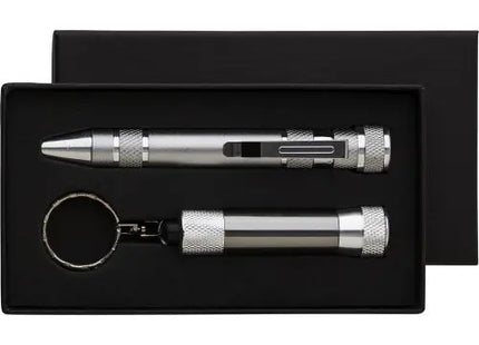 Vielseitiges Werkzeug-Set aus Metall Frazer – robust, grau, kompakt und langlebig TK Gruppe® Grosshandel 