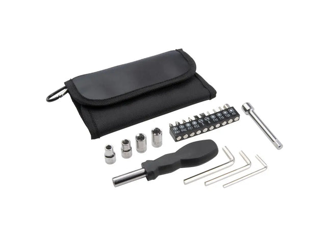 Vielseitiges Werkzeugset Essex – hochwertig, schwarz, robust und kompakt TK Gruppe® Grosshandel 