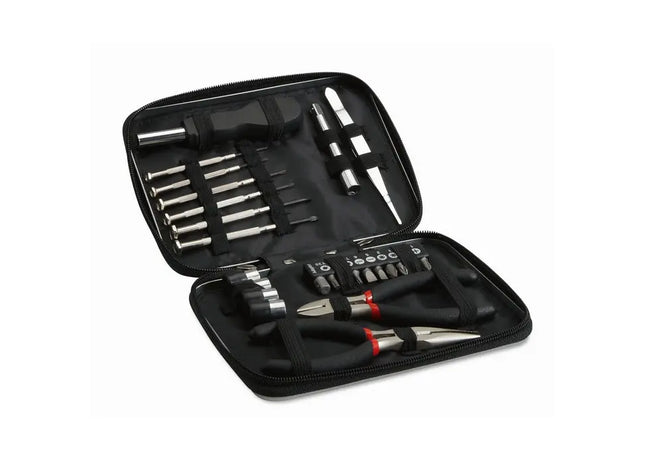 Vielseitiges Werkzeugset PAUL - robustes, schwarzes Allzweckwerkzeug für Heimwerker und Profis TK Gruppe® Grosshandel 